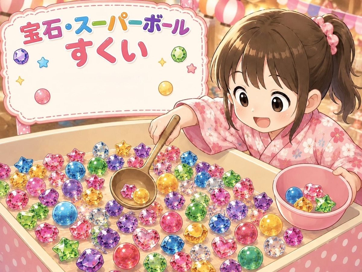 宝石＆スーパーボールすくい